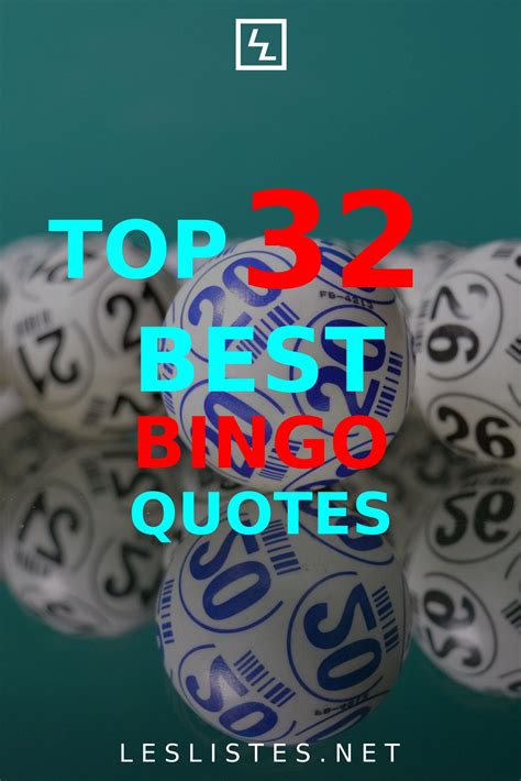 Popular Bingo Sayings: Funny and Inspirational Quotes for a Great Game.